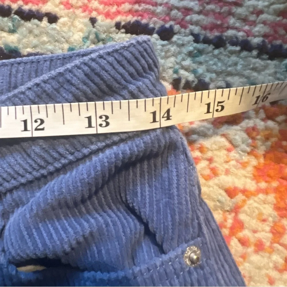 Urban Outfitters BDG Mom High Rise Corduroy Pants Blue Women Size 25